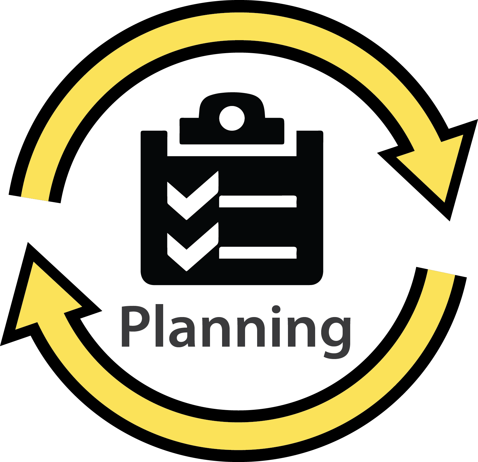 Project Planning Cycle Icon