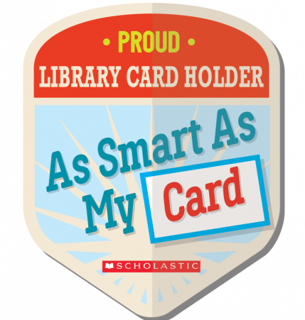 Proud Library Card Holder Sticker