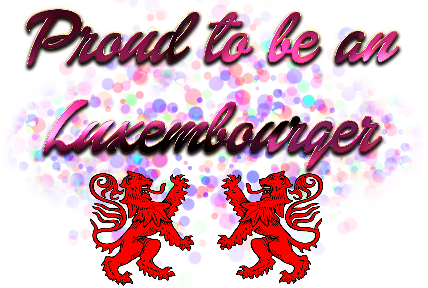 Proudtobe Luxembourger Graphic