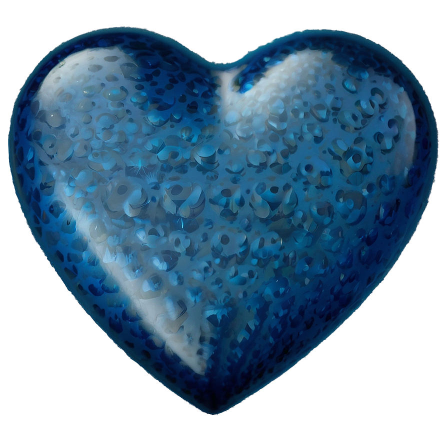 Prussian Blue Heart Emoji Png 06272024