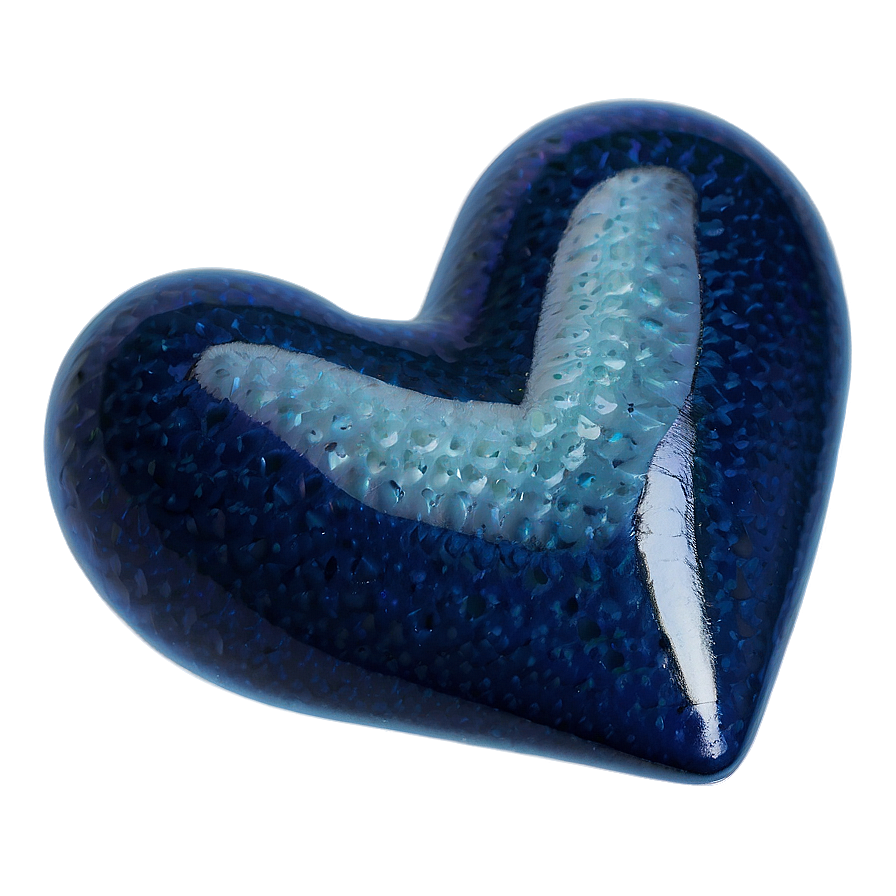 Prussian Blue Heart Emoji Png 06272024