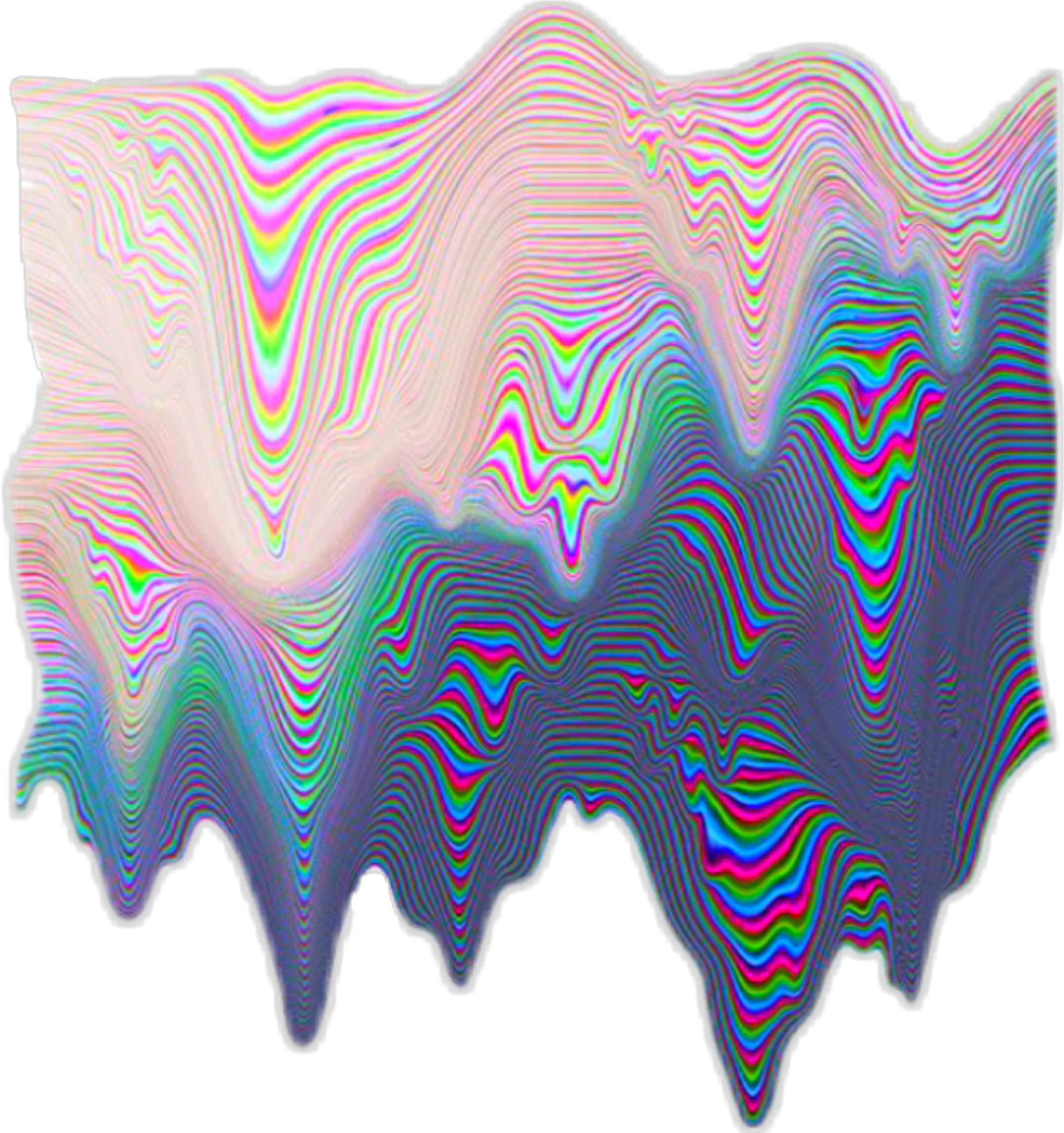 Psychedelic Glitch Waveform