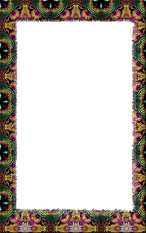 Psychedelic Pattern Frame