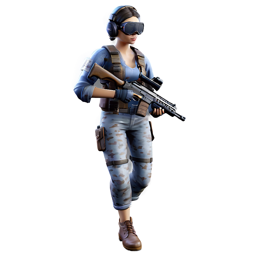 Pubg Character In Camo Png 06262024