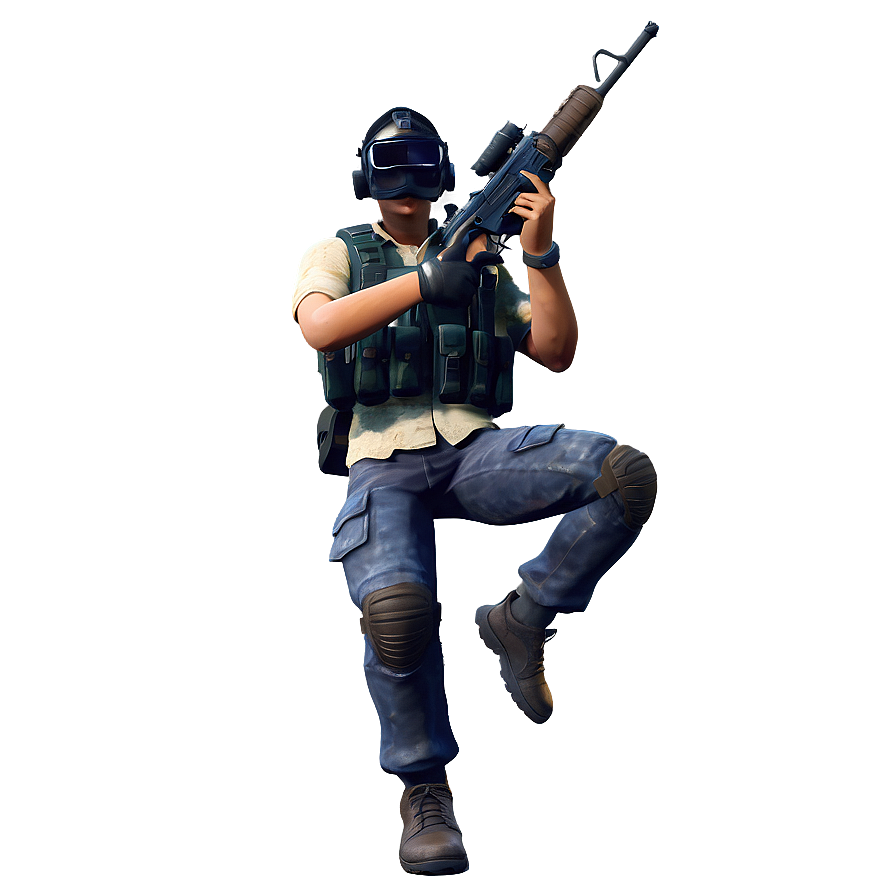 Pubg Character On Alert Png Cdu