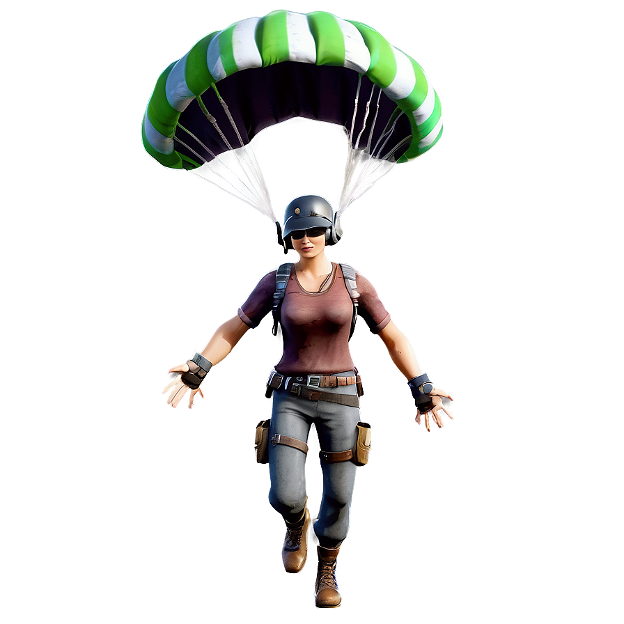 Pubg Character Parachuting Png 72