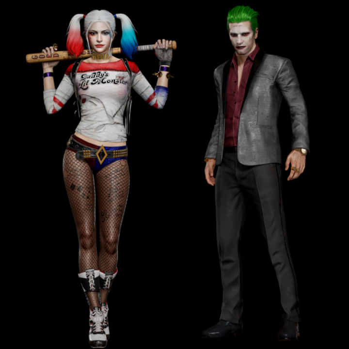 Pubg Harley Quinn Joker Cosplay Outfits