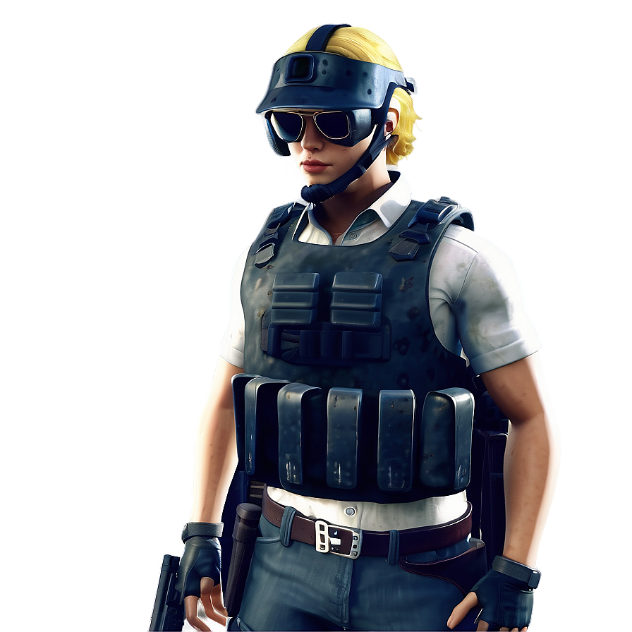 Pubg Hero In Battle Gear Png Qun