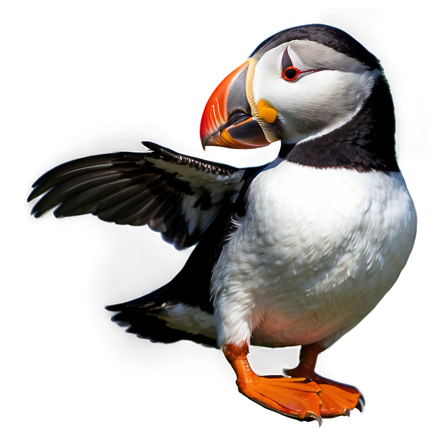 Puffin With Fish Png Vcx25