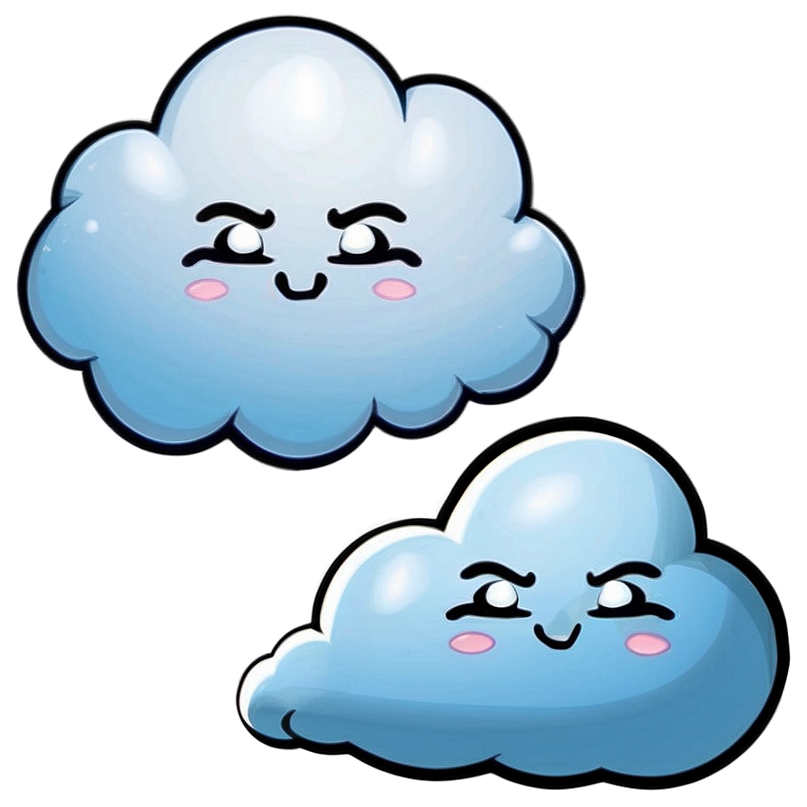 Puffy Cute Cloud Png Shk