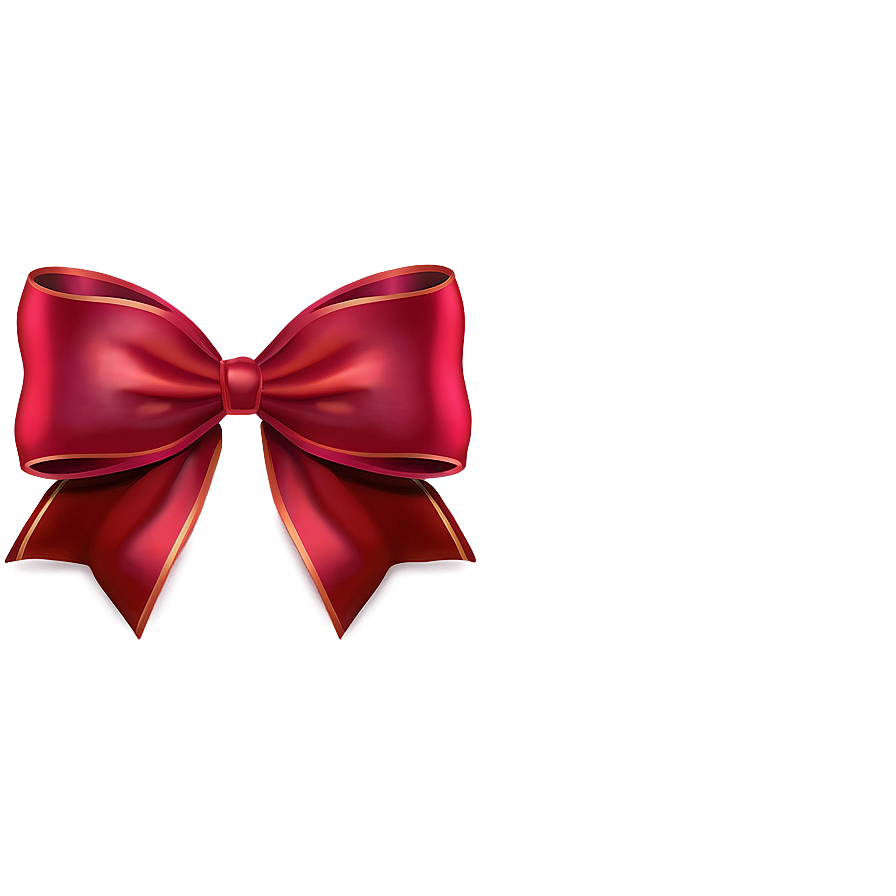 Puffy Red Bow Png 05252024