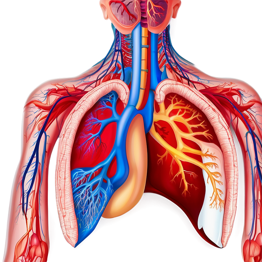 Pulmonary Circulation Diagram Png 06132024