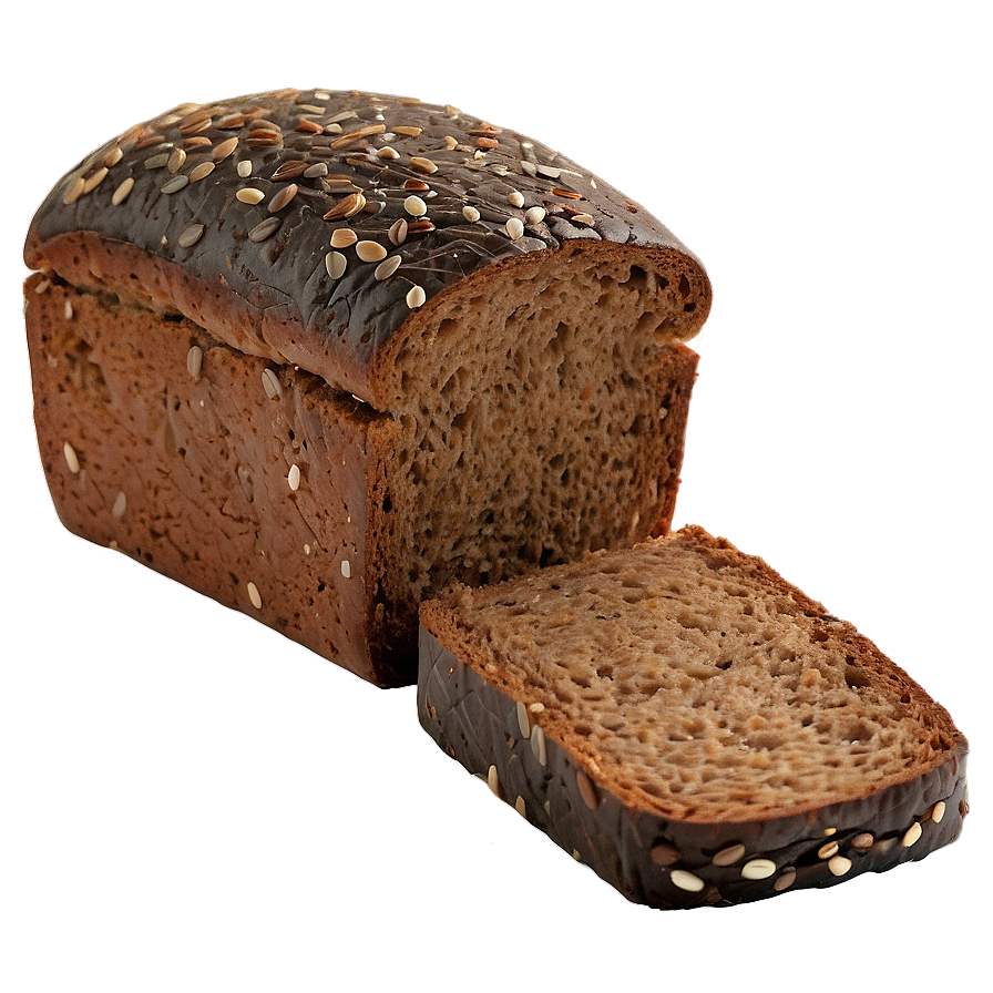 Pumpernickel Bread Slice Png 06132024