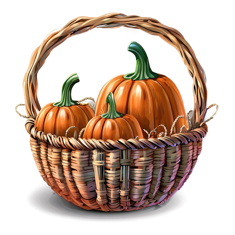 Pumpkin Basket Clipart Png Jjg75