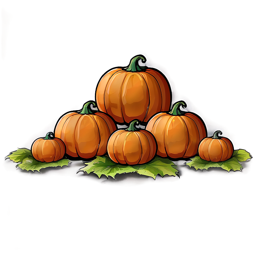 Pumpkin Farm Clipart Png 06132024