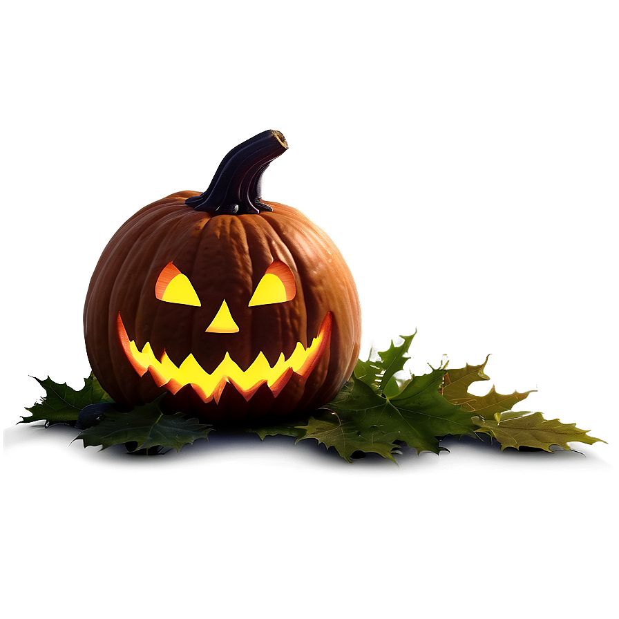 Pumpkin Head In The Dark Png Jww5