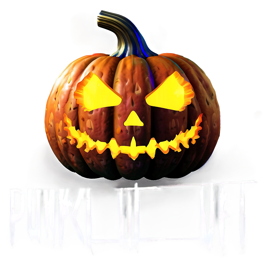 Pumpkin Head With Scar Png Rdk