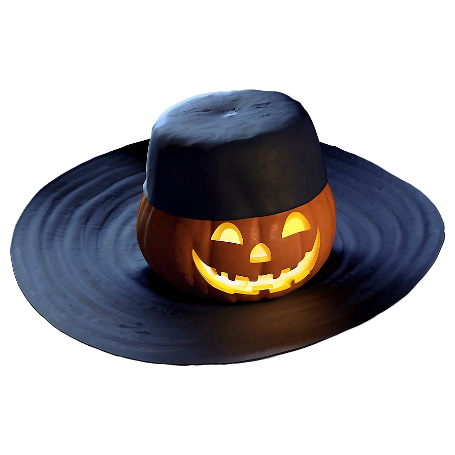 Pumpkin In A Hat Png Wam1