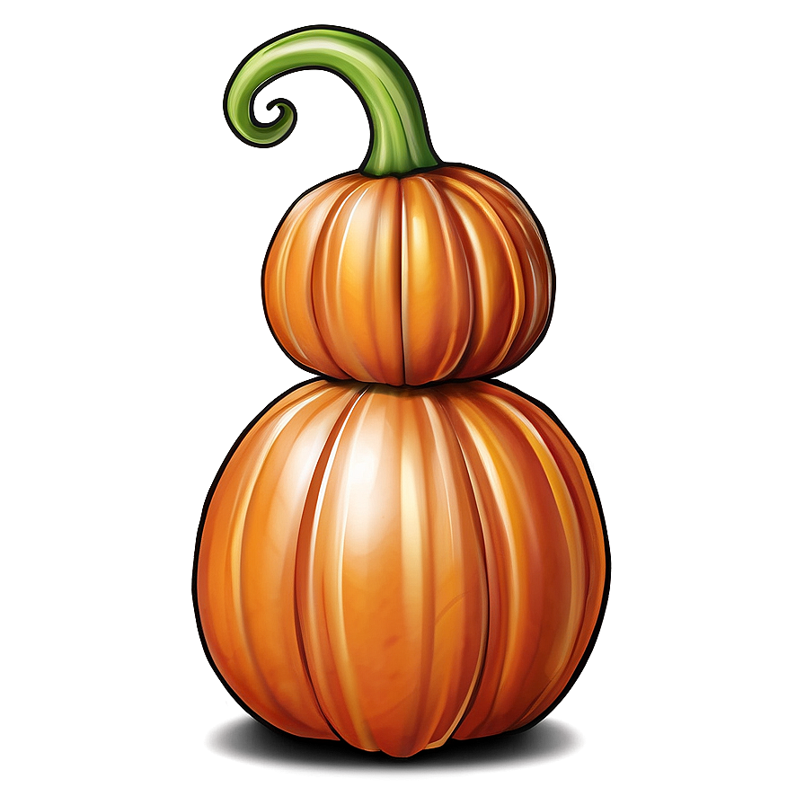 Pumpkin Outline Art Png 23