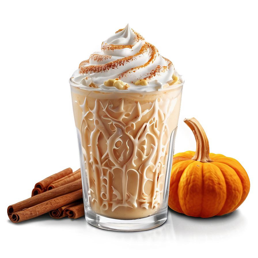 Pumpkin Spice Milkshake Png Pco28