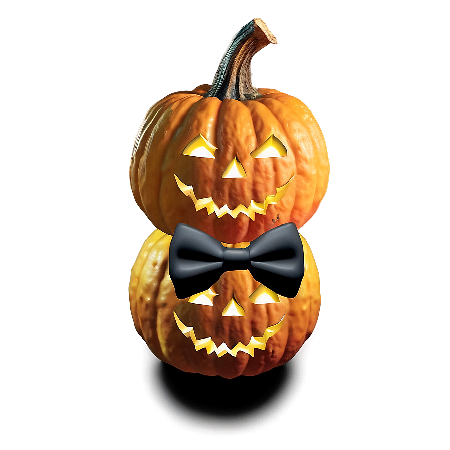 Pumpkin With Bowtie Png Fxl