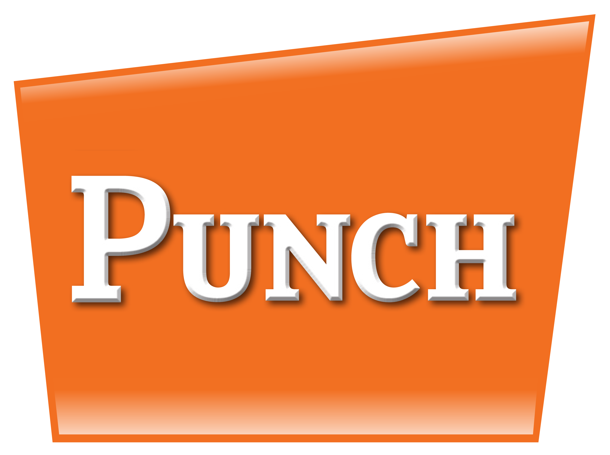 Punch Logo Orange Background