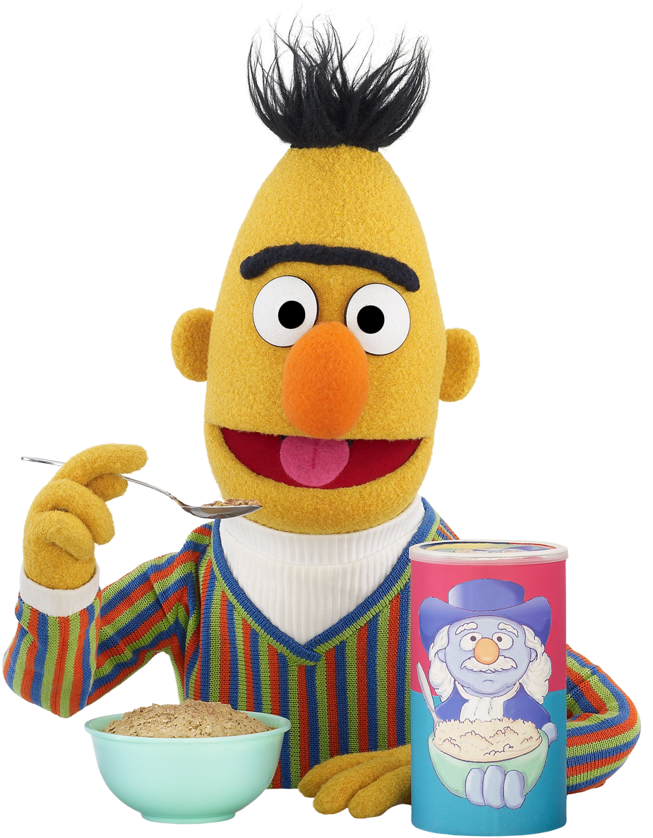 Puppet Eating Oatmeal