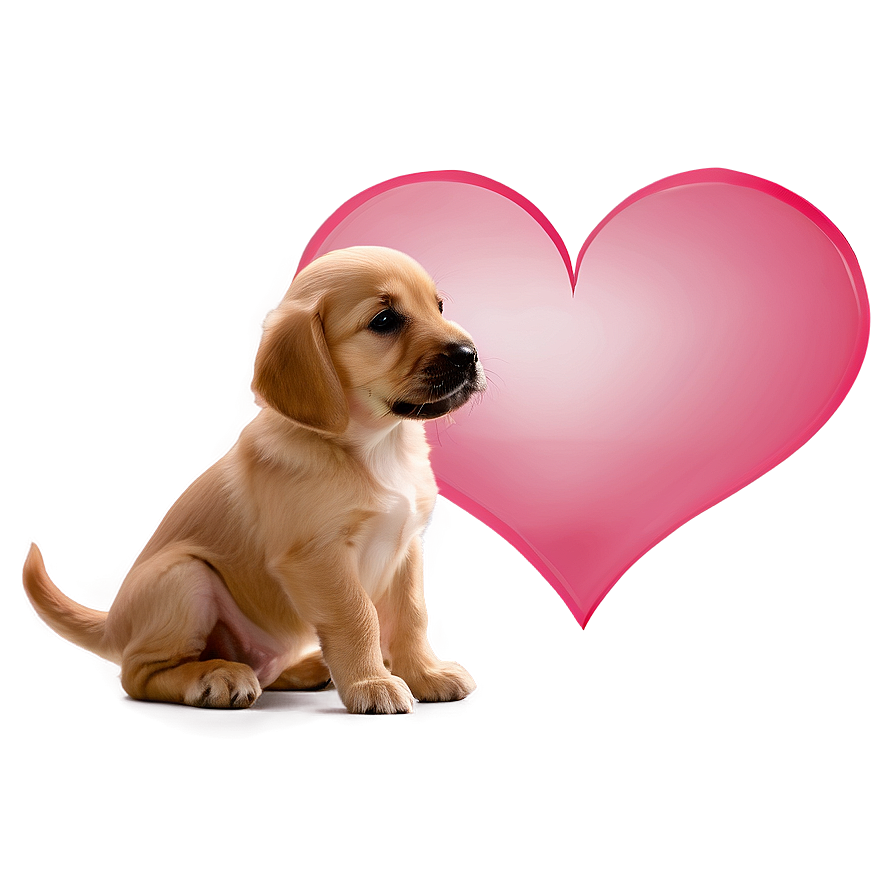 Puppy With Heart Png 05062024