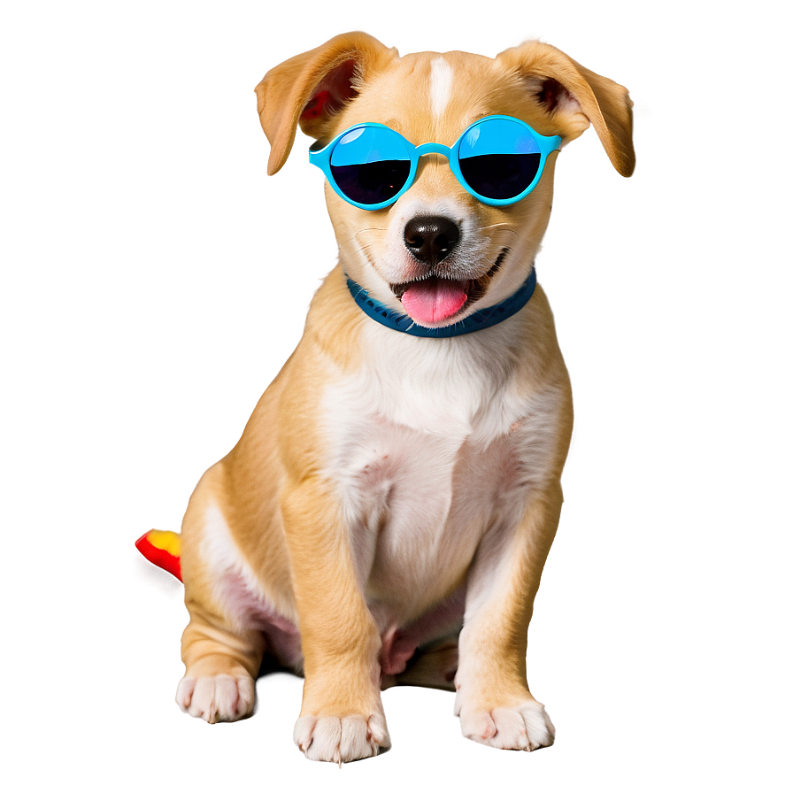 Puppy With Sunglasses Png 22