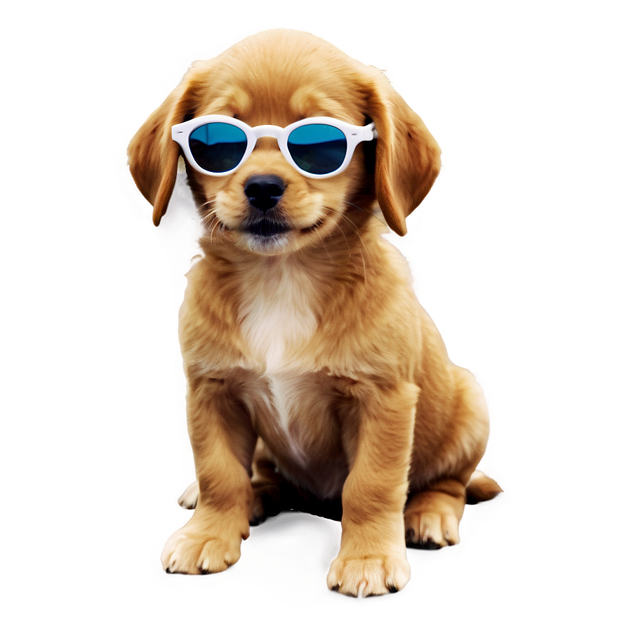 Puppy With Sunglasses Png Pvx35