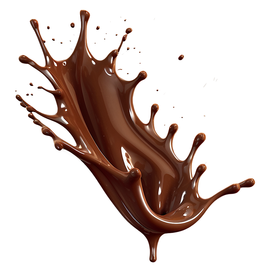 Pure Chocolate Splash Png 17