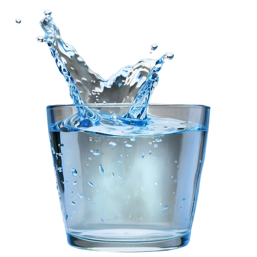 Pure Drinking Water In Glass Png 75