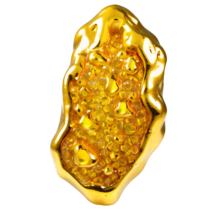 Pure Gold Nugget Png 50