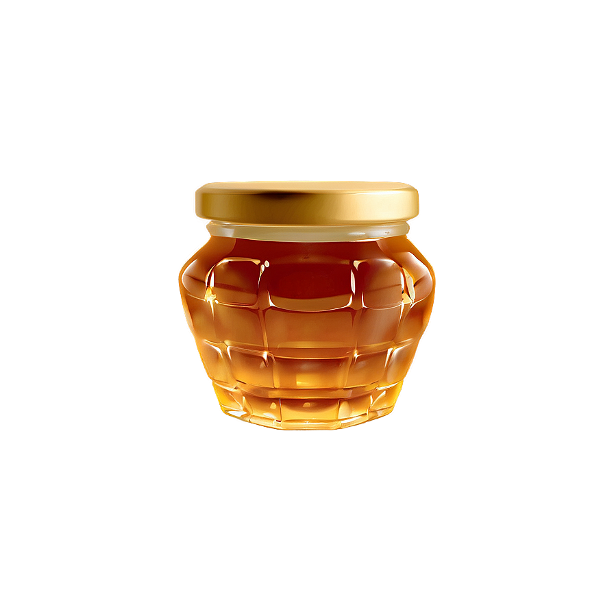 Pure Organic Honey Jar Png 06252024