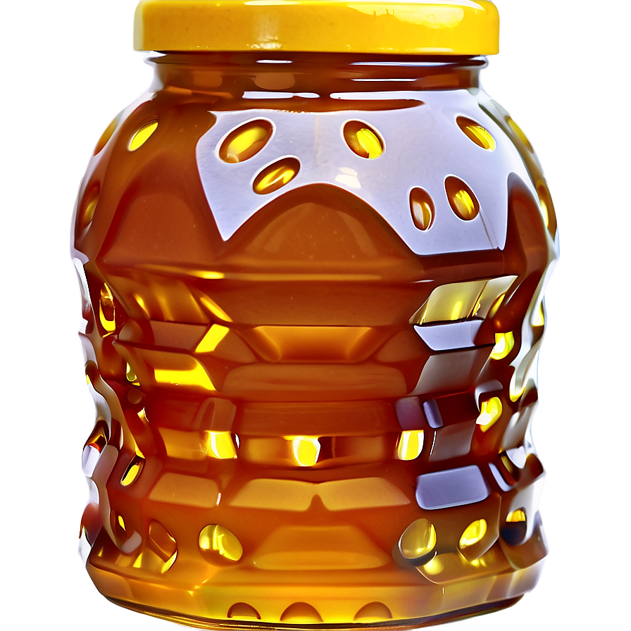 Pure Organic Honey Jar Png 28