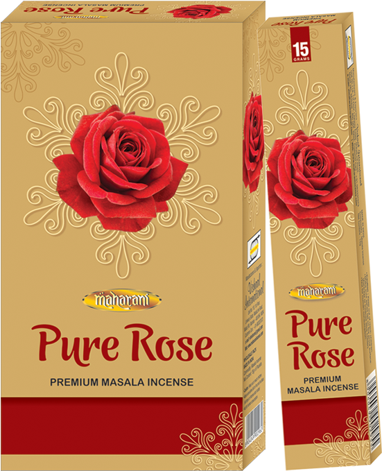 Pure Rose Incense Sticks Packaging