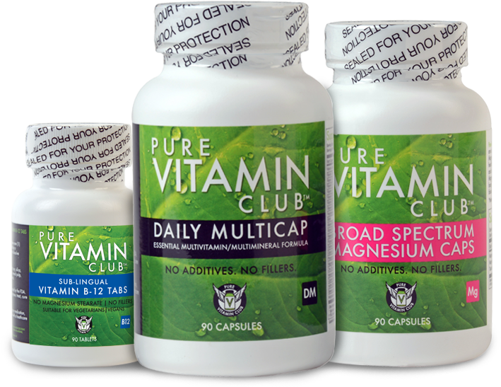 Pure Vitamin Club Bottles