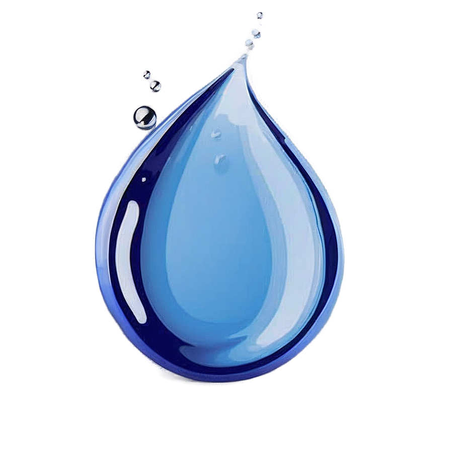 Pure Water Droplet Effect Png 48