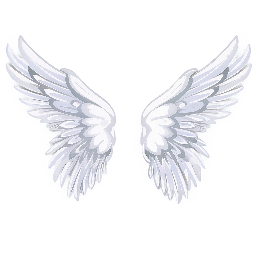 Pure White Wings Clipart Png Gto94