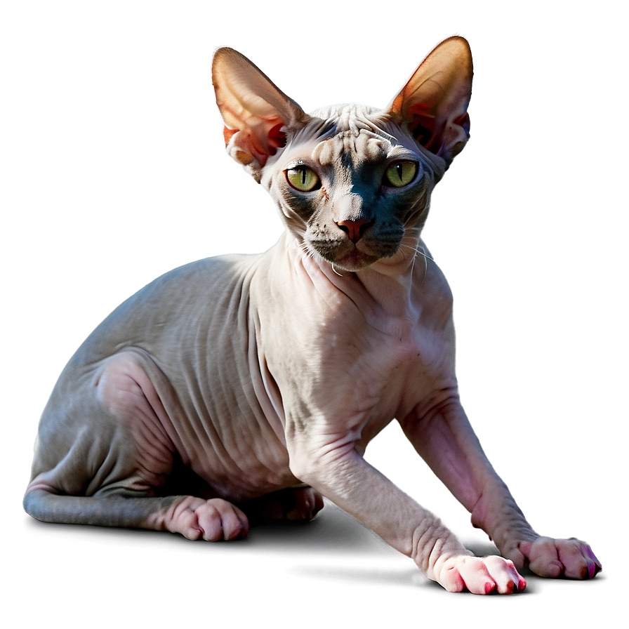 Purebred Sphynx Cat Png 06252024