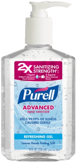 Purell Hand Sanitizer Bottle