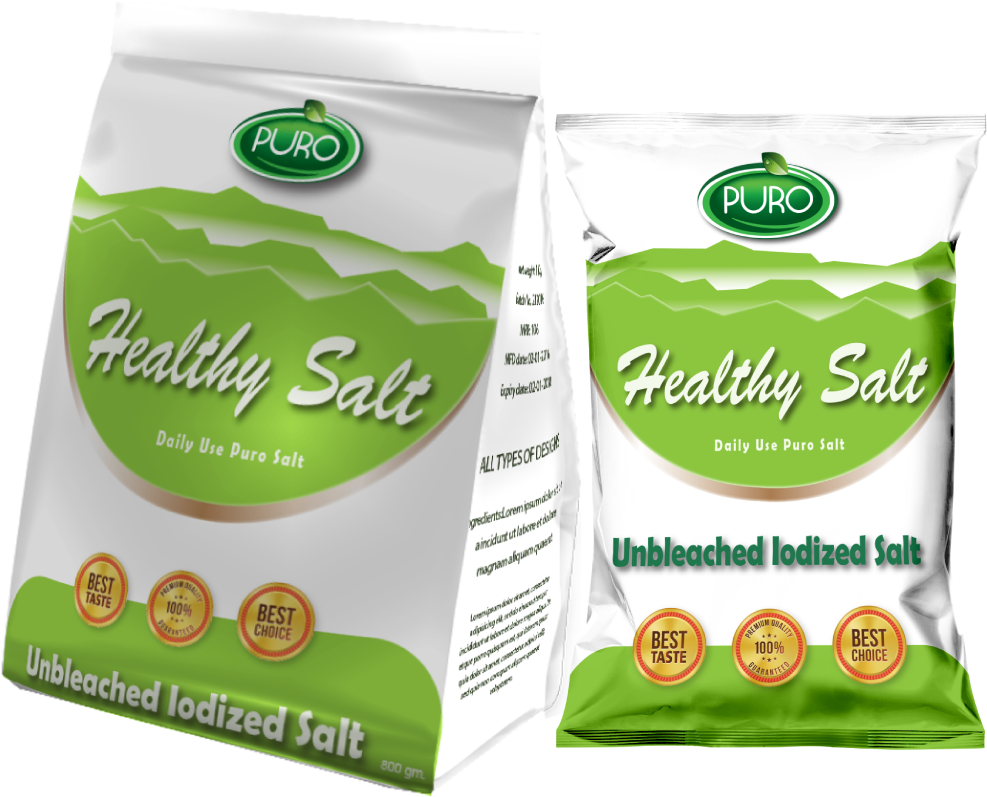 Puro Healthy Salt Packaging