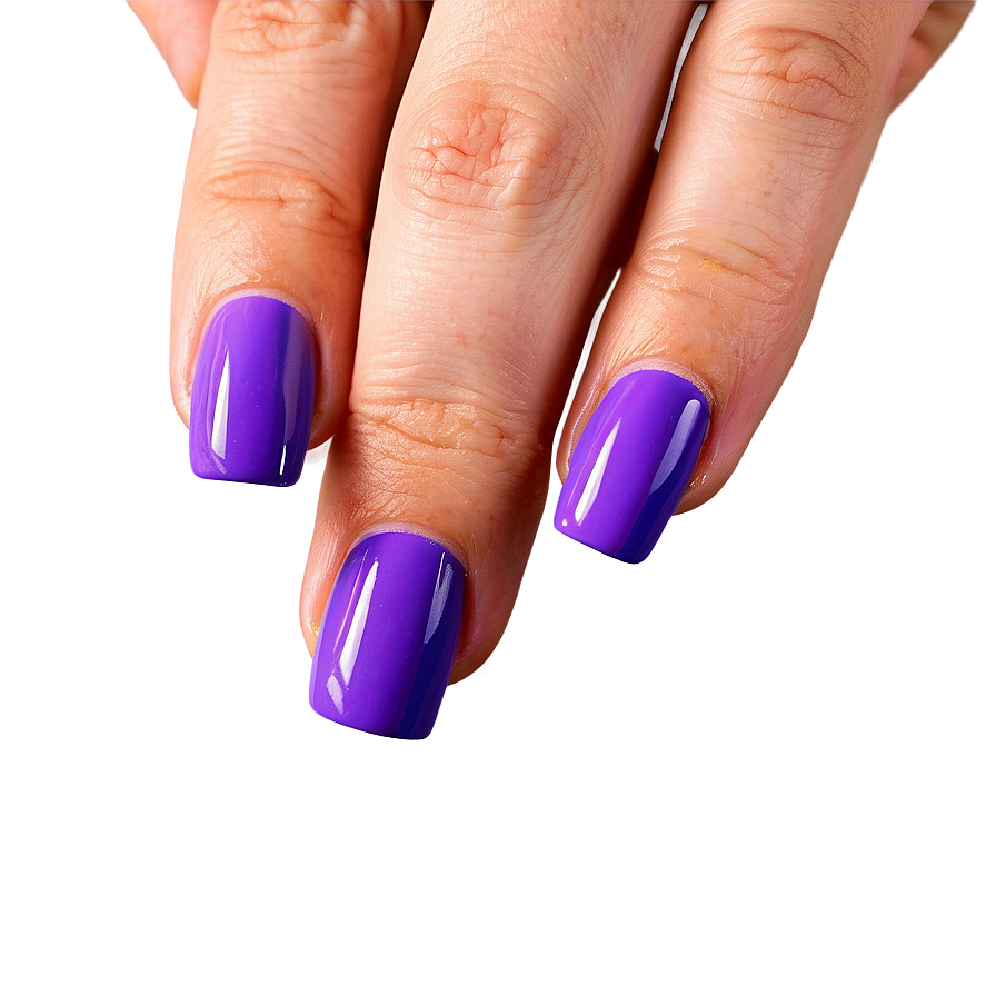 Purple Acrylic Nails Looks Png Qab