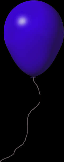 Purple Balloon Transparent Background.png