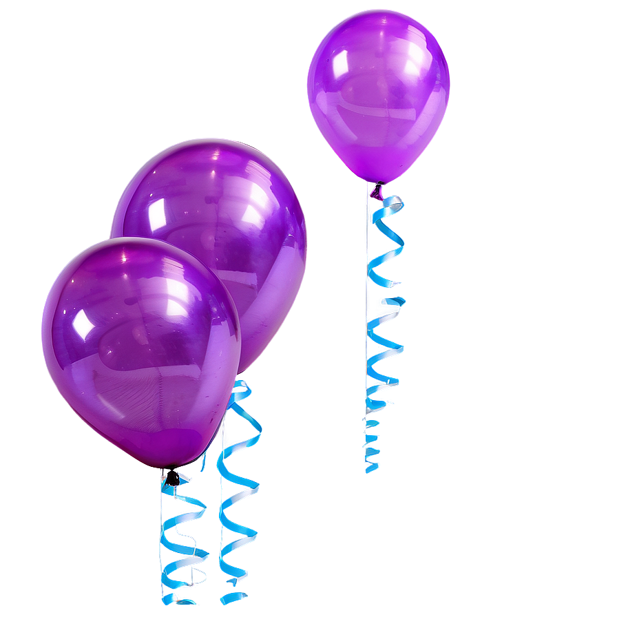 Purple Balloons Png Wvo