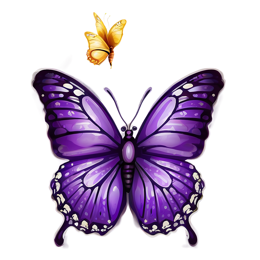 Purple Butterfly Clipart Png 05232024