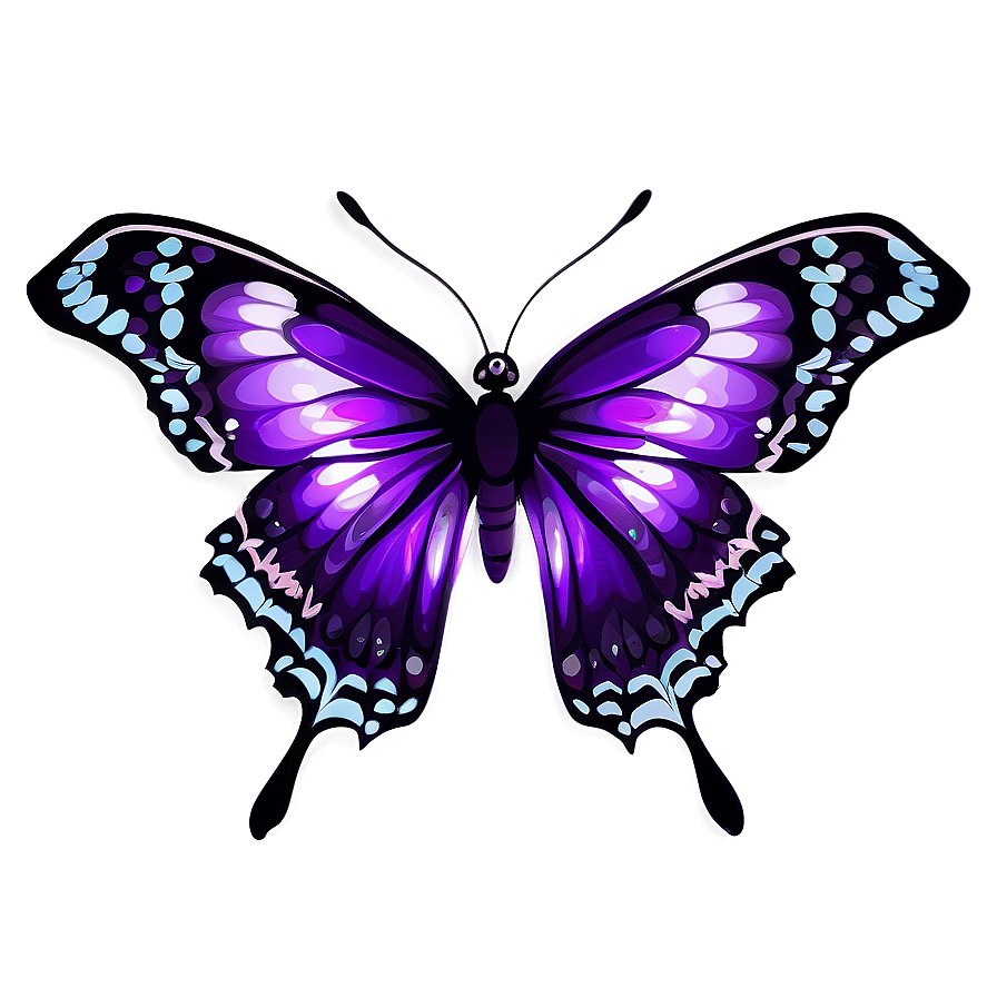 Purple Butterfly Clipart Png Vqg47