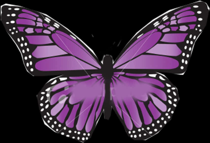 Purple Butterfly Illustration