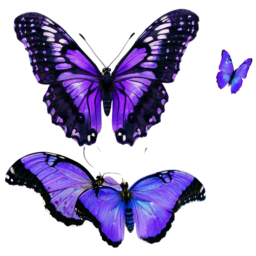 Purple Butterfly Mirage Png Aep84