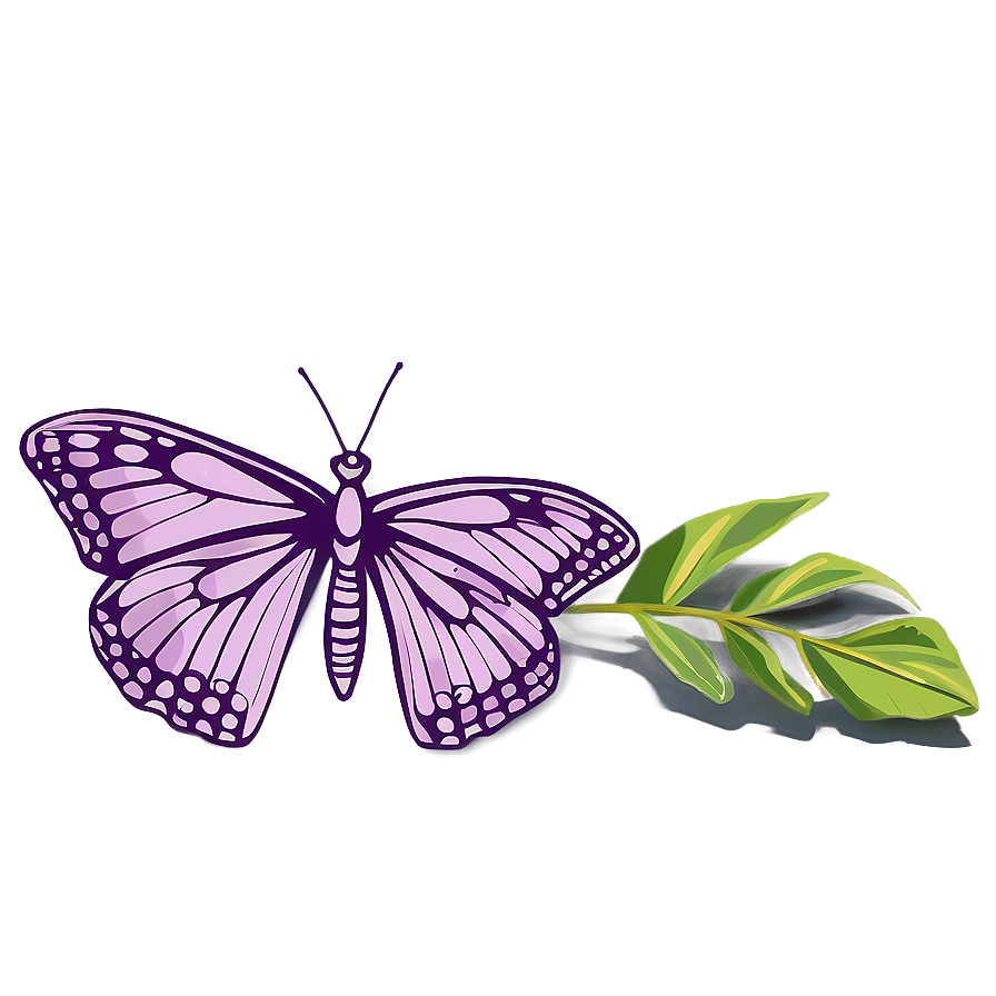 Purple Butterfly Outline Png 71